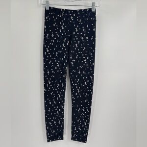 The upside revolve black pattern ankle workout activewear leggings size size 4